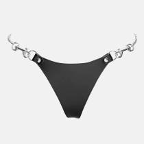 STRING CUIR CHAINES AMOVIBLES T.U