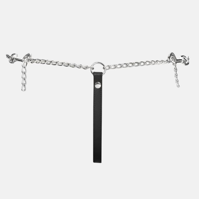 STRING CUIR CHAINES AMOVIBLES T.U