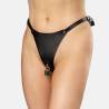 CULOTTE CUIR CHASTETÉ + CADENAS T.U