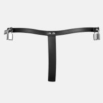 CULOTTE CUIR CHASTETÉ + CADENAS T.U