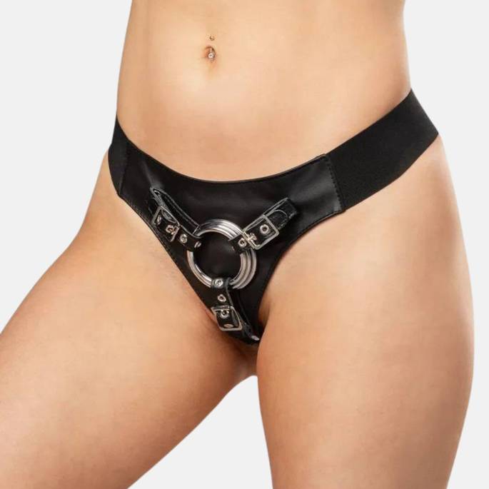 HARNAIS GODE CUIR CEINTURE ÉLASTIQUE