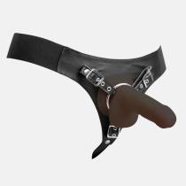 HARNAIS GODE CUIR CEINTURE ÉLASTIQUE