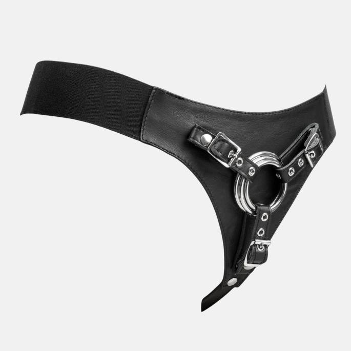 HARNAIS GODE CUIR CEINTURE ÉLASTIQUE