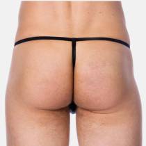 STRING CUIR HOMME + ZIP T.U