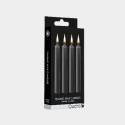 Minis bougies cire noir