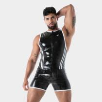 Combishort Datex Noir Bandes Blanches – TOF Paris