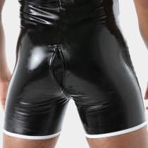 Combishort Datex Noir Bandes Blanches – TOF Paris