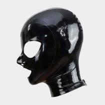 Cagoule en latex noir