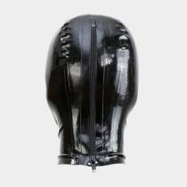 Cagoule en latex noir