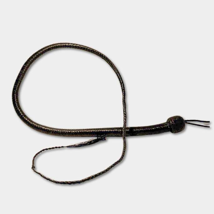 Fouet cuir de kangourou - 1m