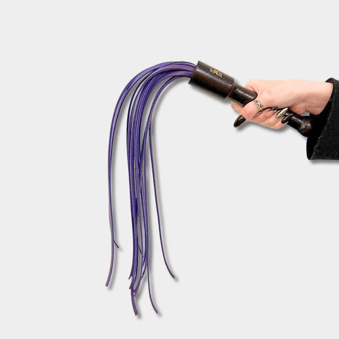 Martinet manche en bois 60 cm - Cuir dur