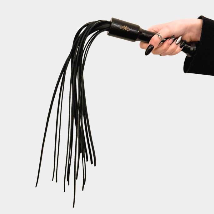 Martinet manche en bois 60 cm - Cuir dur