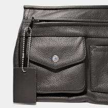 Pochette ceinture cuir noir
