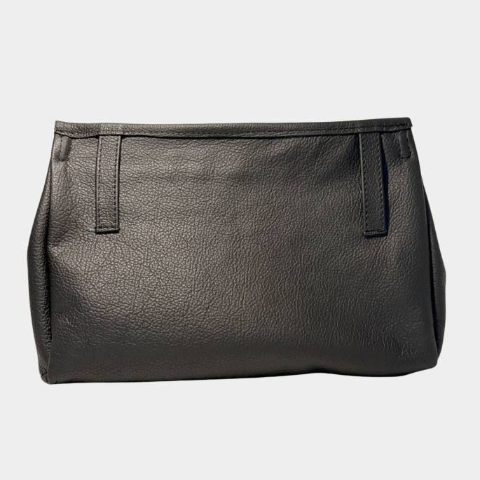 Pochette ceinture cuir noir