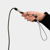 Fouet single pain cuir - 5mm & 85cm