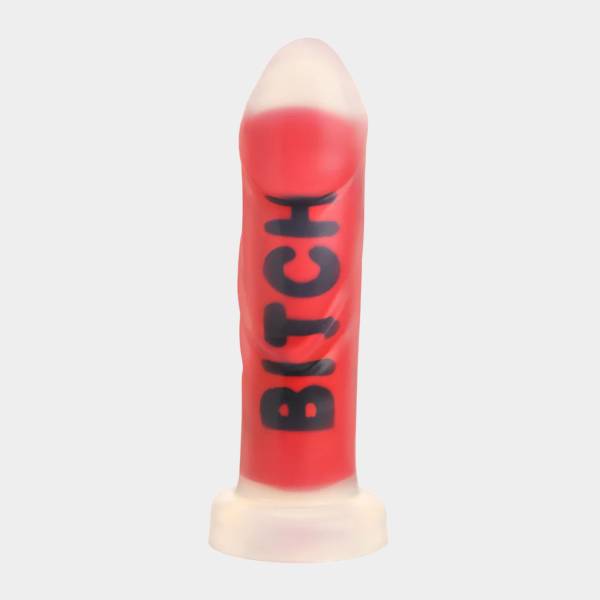 Gode Silicone BDSM BITCH Rouge