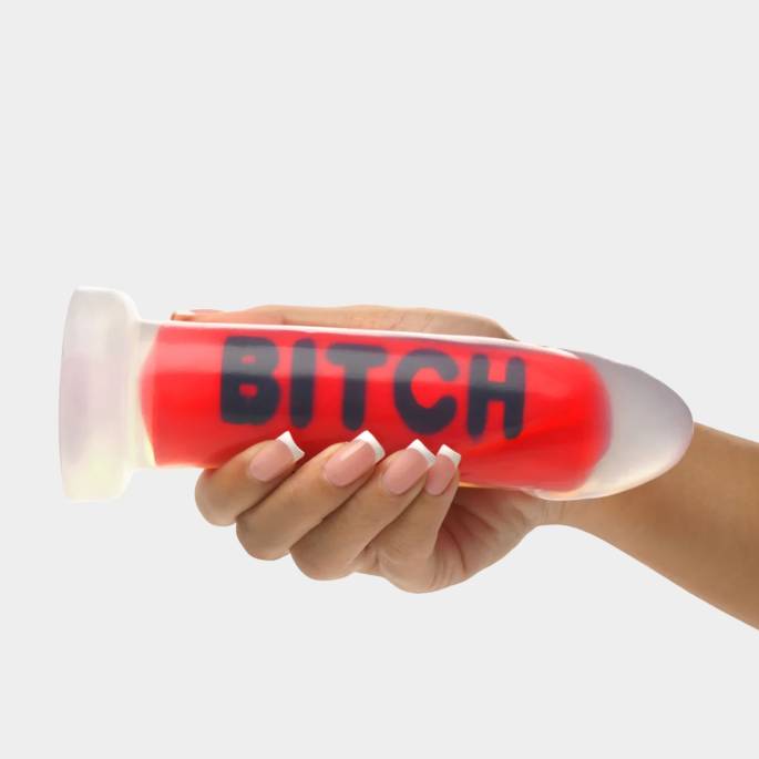 Gode Silicone BDSM BITCH Rouge