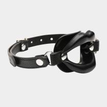 Juicy Lips – Bâillon bouche ouverte silicone noir