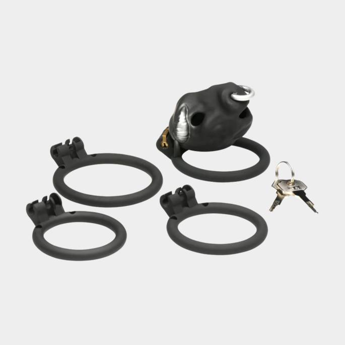 Bull – Cage de chasteté taureau noire