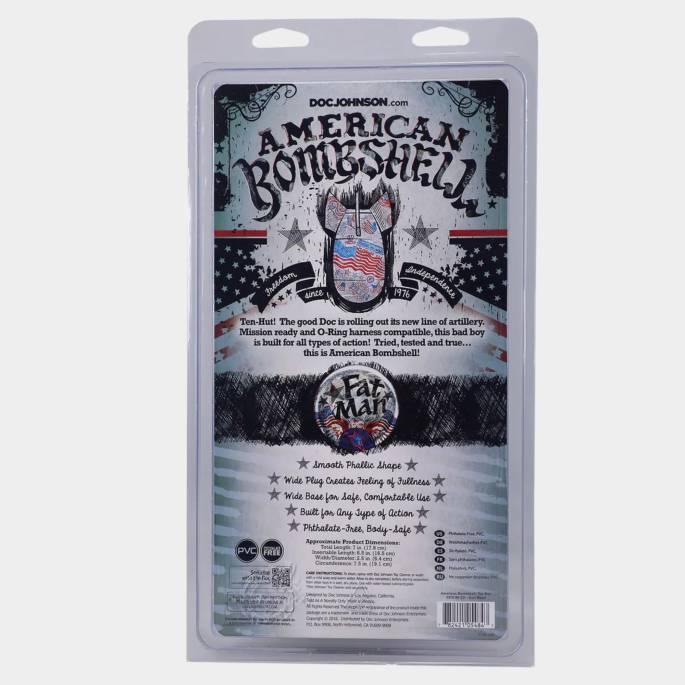 Plug Anal XXL American Bombshell Fat Man – Doc Johnson