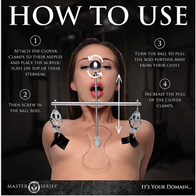 Tour de Contrainte Pinces Tétons Tower of Pain Master Series