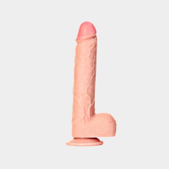 RealRock - Gode Réaliste XXL 25,5 cm Ventouse et Harnais