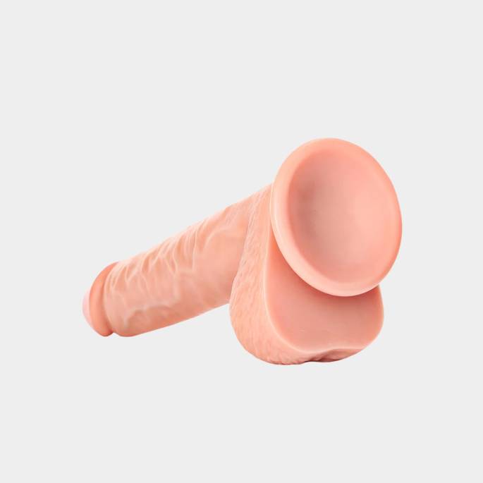 RealRock - Gode Réaliste XXL 25,5 cm Ventouse et Harnais