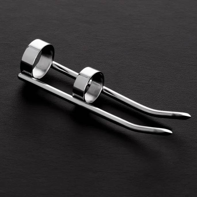 Griffe Sensorielle Métal Double Pointe – Catnail BDSM Acier