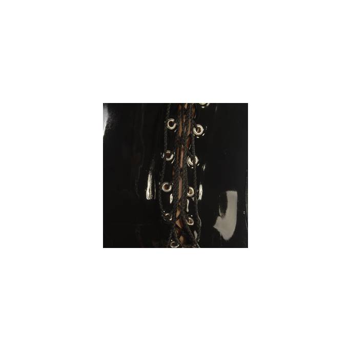 CINTURA DE LÁTEX NEGRO