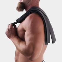 Martinet slapper cuir noir