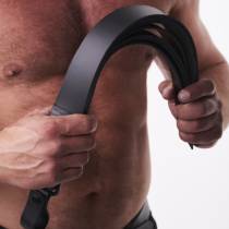 Martinet slapper cuir noir