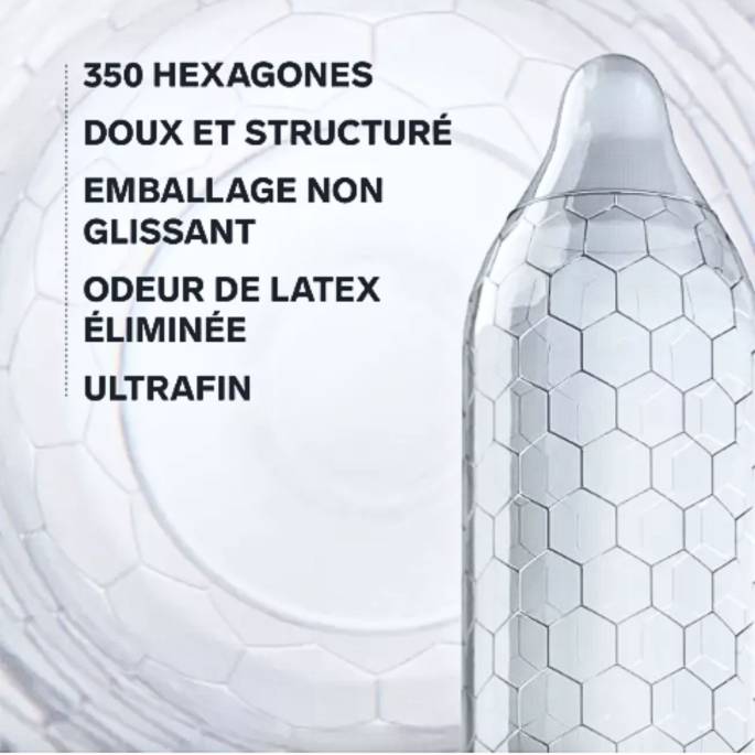 PRESERVATIFS LELO HEX RESPECT XL (X3)