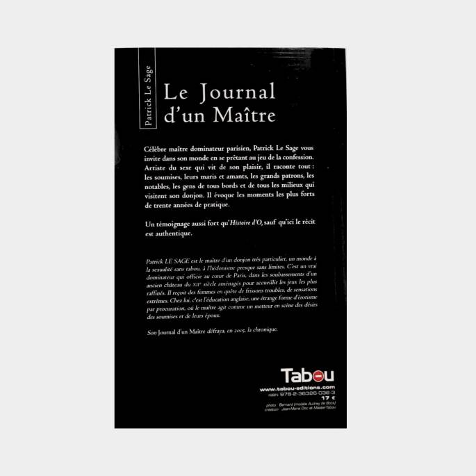 Le Journal d'un Maître - Patrick Le Sage