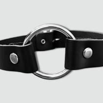 LEDERHALSBAND RING