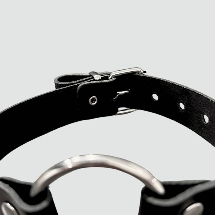 LEDERHALSBAND RING