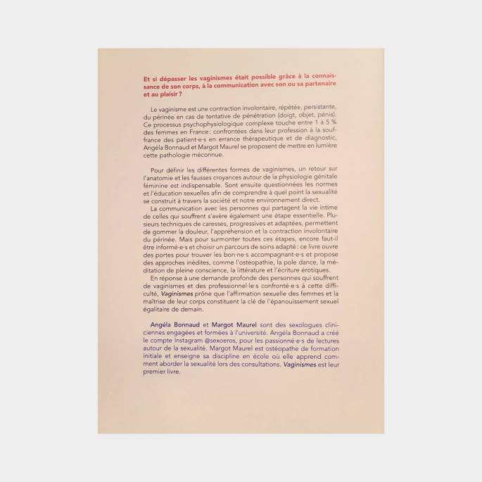 VAGINISMES-COMPRENDRE SE SOIGNER S'ÉPANOUIR