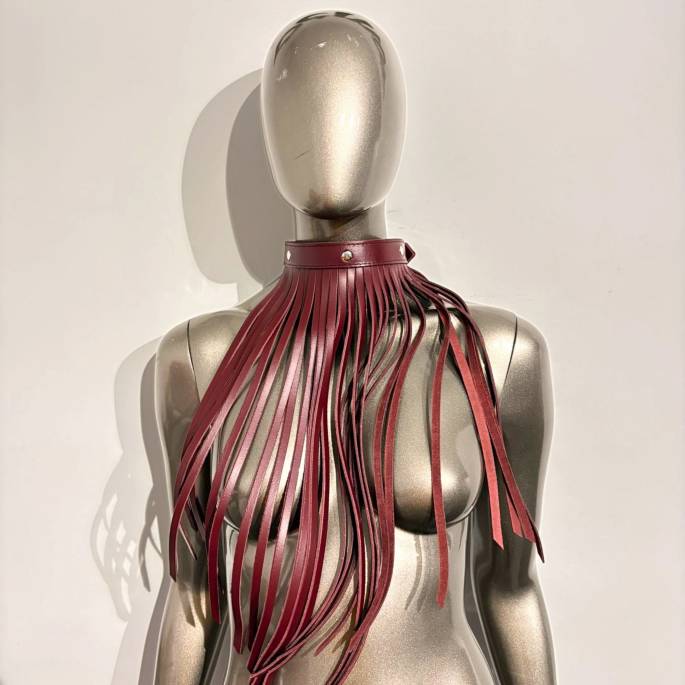 HARNAIS COU FRANGES CUIR