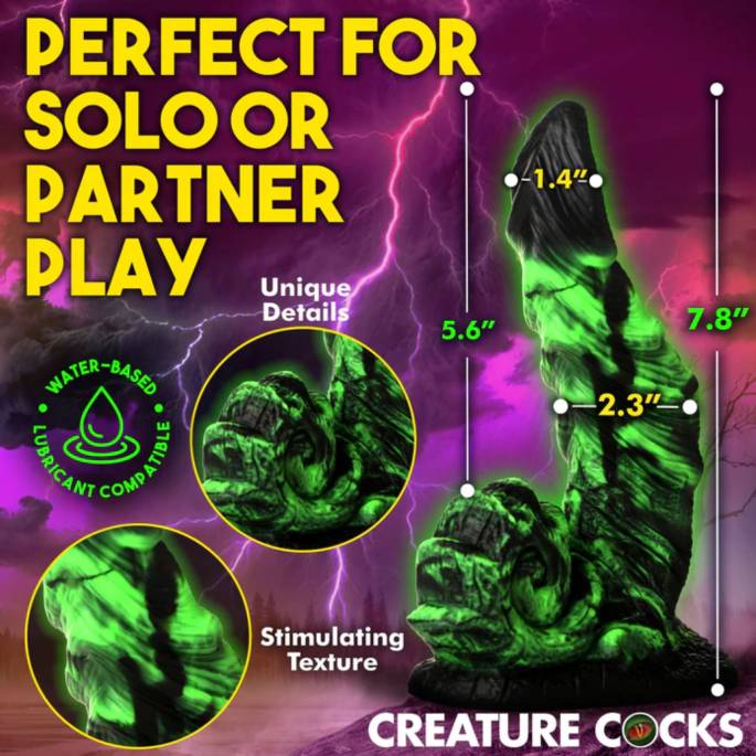 Dildo Monstre Silicone Phosphorescent Creature Cocks Glowzilla
