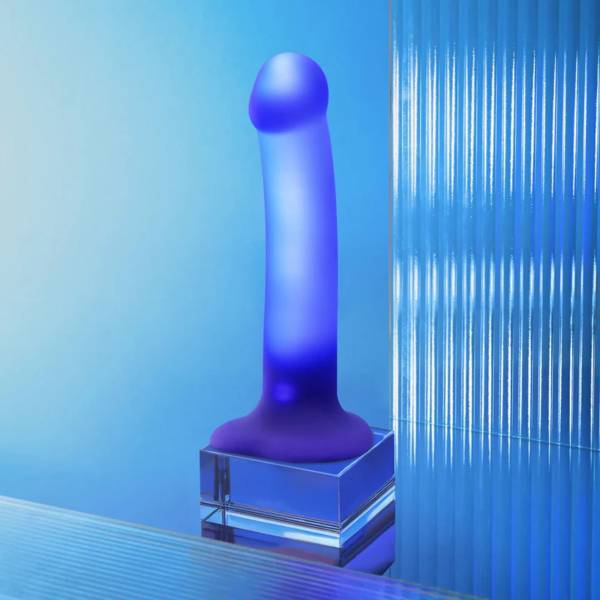 Dildo LED Silicone Semi-Réaliste Rechargeable Strap-On-Me Glow