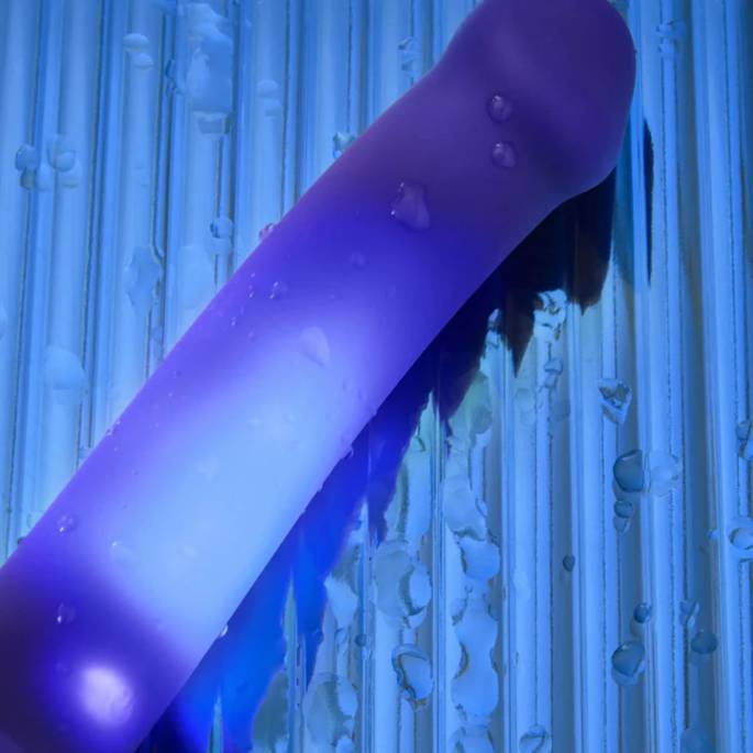 Dildo LED Silicone Semi-Réaliste Rechargeable Strap-On-Me Glow