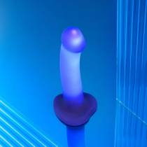 Dildo LED Silicone Semi-Réaliste Rechargeable Strap-On-Me Glow