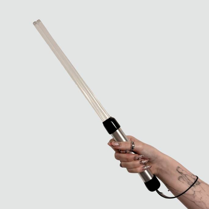 Badine acrylique 4 branches 8mm