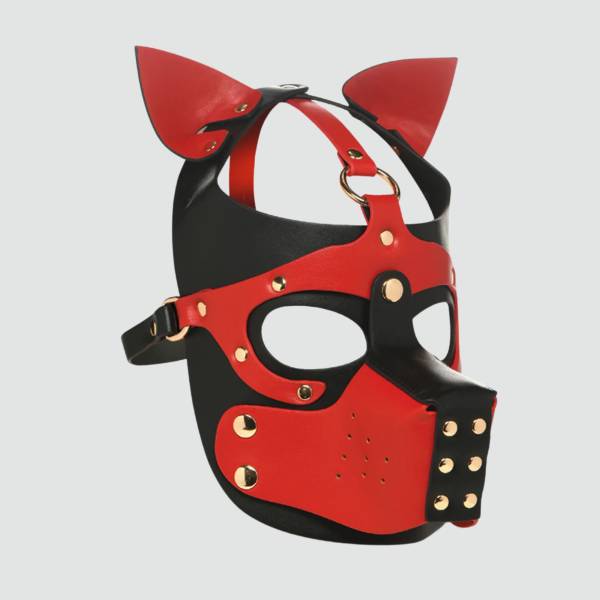 Cagoule chien rouge & noir