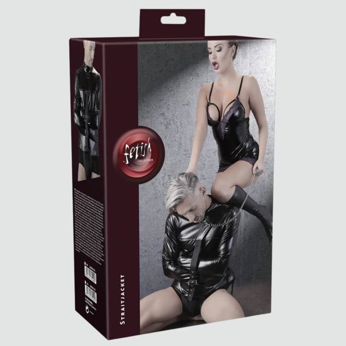 Camisole wetlook noir