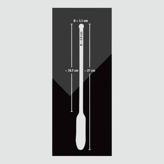 Tige silicone uretrale vibrante (8-11mm)