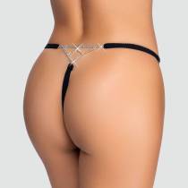 String ouvert bijou strass