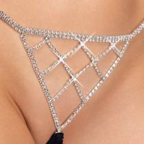 String ouvert bijou strass