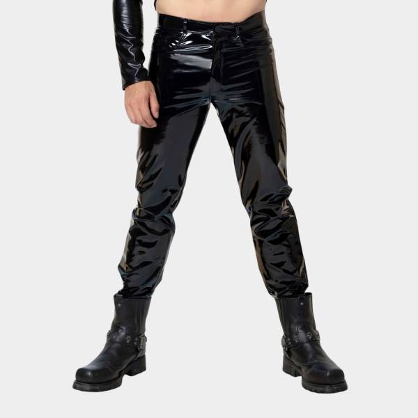 Pantalon Shawn vinyle - Maison Catanzaro