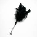 Pince à lèvres plumes noires