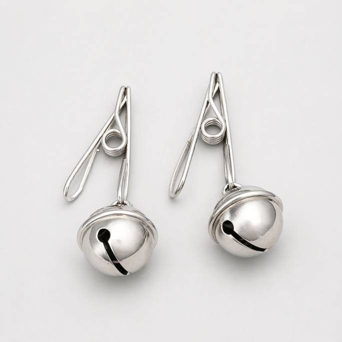 Pinces clochettes en acier inoxidable